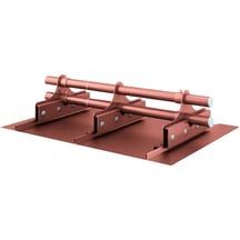 Sneeuwvangbuis | Voor felsplaat PD-510-S | Lengte 2,00 m | 8012 - Roodbruin #1