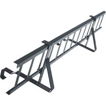 Sneeuwvangrooster | Voor damwandplaten | Lengte 1,20 m | 7016 - Antracietgrijs #1