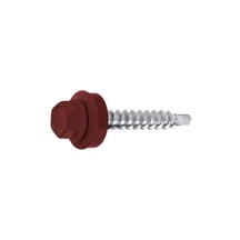 Verzinkte schroeven | Voor montage dal op houten constructie | 4,8 x 35 mm D14 | Roodbruin #1