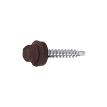 Verzinkte schroeven | Voor montage dal op houten constructie | 4,8 x 35 mm D14 | Chocoladebruin #1