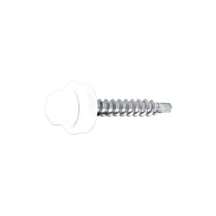 Verzinkte schroeven | Voor overlappingen en zetwerk | 4,8 x 20 mm D14 | Zuiverwit #1