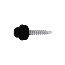 Verzinkte schroeven | Voor overlappingen en zetwerk | 4,8 x 20 mm D14 | Gitzwart #1