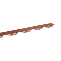 Vulstrook | Getand | Geperforeerd | Profiel 20/1100TR | Voor op de plaat | 8004 - Koperbruin #2
