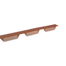 Vulstrook | Getand | Geperforeerd | Profiel 35/1035TR | Voor op de plaat | 8004 - Koperbruin #2