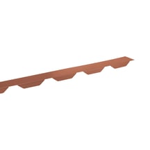 Vulstrook | Getand | Ongeperforeerd | Profiel 20/1100TR | Voor op de plaat | 8004 - Koperbruin #2