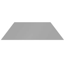 Vlakke plaat | Staal 0,50 mm | 25 µm Polyester | 9006 - Zilver-Metallic #1