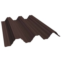Warmdakplaat T92P | Dak | Staal 0,50 mm | 50 µm PURLAK® | 8017 - Chocoladebruin #1