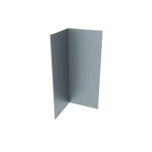 Binnenhoek | 100 x 100 x 2000 mm | Staal 0,50 mm | 25 µm Polyester | 7000 - Pelsgrijs #1