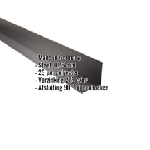 Binnenhoek | 11,5 cm x 11,5 cm x 2,00 m | Staal 0,75 mm | 25 µm Polyester | 8017 - Chocoladebruin #2