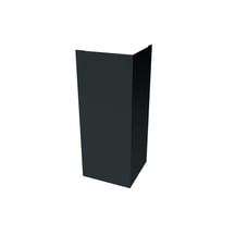 Buitenhoek | 100 x 100 x 2000 mm | Aluminium 0,70 mm | 25 µm Polyester | 7016 - Antracietgrijs #1