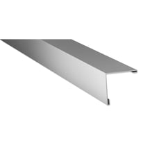 Buitenhoek | 115 x 115 mm | Staal 0,50 mm | 25 µm Polyester | 9006 - Zilver-Metallic #1