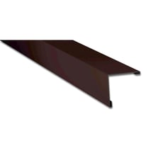 Buitenhoek | 195 x 195 mm | Staal 0,75 mm | 25 µm Polyester | 8017 - Chocoladebruin #1
