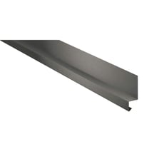 Dorpel | 50 x 25 x 20 mm | 100° | Staal 0,50 mm | 25 µm Polyester | 9007 - Grijs aluminiumkleurig #1