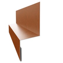 Dorpel | Typ 1 | 40 x 24 x 25 x 2000 mm | Staal 0,50 mm | 25 µm Polyester | Houtlook - Eiken #1