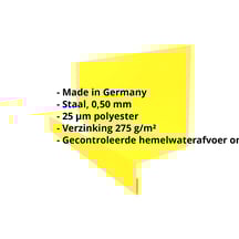 Dorpel | Typ 1 | 40 x 24 x 25 x 2000 mm | Staal 0,50 mm | 25 µm Polyester | 1021 - Koolzaadgeel #2