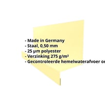 Dorpel | Typ 1 | 40 x 24 x 25 x 2000 mm | Staal 0,50 mm | 25 µm Polyester | 1015 - Licht ivoorkleurig #2