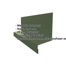 Dorpel | Typ 1 | 40 x 24 x 25 x 2000 mm | Staal 0,50 mm | 25 µm Polyester | 6020 - Chroomoxydegroen #2