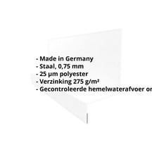 Dorpel | Typ 1 | 40 x 24 x 25 x 2000 mm | Staal 0,75 mm | 25 µm Polyester | 7035 - Lichtgrijs #2
