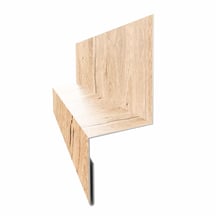 Dorpel | Typ 2 | 67 x 40 x 20 x 2000 mm | Staal 0,50 mm | 25 µm Polyester | Houtlook - Ahorn #1