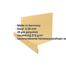 Dorpel | Typ 2 | 67 x 40 x 20 x 2000 mm | Staal 0,50 mm | 25 µm Polyester | 1002 - Zandgeel #2