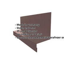 Dorpel | Typ 2 | 67 x 40 x 20 x 2000 mm | Staal 0,50 mm | 25 µm Polyester | 8017 - Chocoladebruin #2
