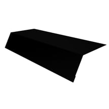Druiplijst | 125 x 70 x 2000 mm | Staal 0,50 mm | 35 µm mattpolyester | 033 - Zwart #1