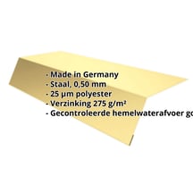 Druiplijst | 125 x 70 x 2000 mm | Staal 0,50 mm | 25 µm Polyester | 1015 - Licht ivoorkleurig #2