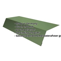 Druiplijst | 125 x 70 x 2000 mm | Staal 0,50 mm | 25 µm Polyester | 6011 - Resedagroen #2