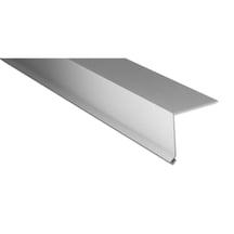 Druiplijst | 50 x 50 mm | 100° | Staal 0,50 mm | 25 µm Polyester | 9006 - Zilver-Metallic #1