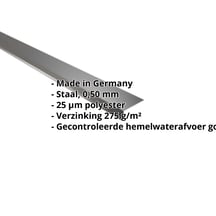 Druiplijst | 80 x 30 mm | 100° | Staal 0,50 mm | 25 µm Polyester | 9005 - Gitzwart #2