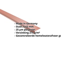 Druiplijst | 80 x 30 mm | 100° | Staal 0,63 mm | 25 µm Polyester | 8004 - Koperbruin #2