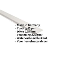 Druiplijst | 80 x 30 mm | 100° | Staal 0,75 mm | 25 µm Polyester | 9002 - Grijswit #2