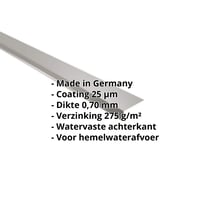 Druiplijst | 80 x 30 mm | 100° | Aluminium 0,70 mm | 25 µm Polyester | 9007 - Grijs aluminiumkleurig #2