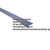Druiplijst | 80 x 30 mm | 95° | Staal 0,50 mm | 25 µm Polyester | 5010 - Gentiaanblauw #2