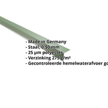 Druiplijst | 80 x 30 mm | 95° | Staal 0,50 mm | 25 µm Polyester | 6002 - Loofgroen #2