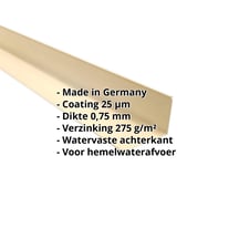Druiplijst | 80 x 30 mm | 95° | Staal 0,75 mm | 25 µm Polyester | 1015 - Licht ivoorkleurig #2