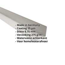 Druiplijst | 80 x 30 mm | 95° | Staal 0,75 mm | 25 µm Polyester | 9002 - Grijswit #2