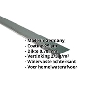 Druiplijst | 80 x 30 mm | 95° | Aluminium 0,70 mm | 25 µm Polyester | 6005 - Mosgroen #2