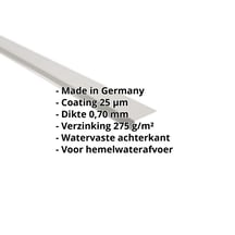 Druiplijst | 80 x 30 mm | 95° | Aluminium 0,70 mm | 25 µm Polyester | 9006 - Zilver-Metallic #2