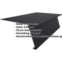 Startprofiel | Voor felsplaat PD-510-S | Staal 0,50 mm | 35 µm mattpolyester | 033 - Zwart #2