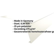 Startprofiel | Voor felsplaat PD-510-S | Staal 0,50 mm | 25 µm Polyester | 9002 - Grijswit #2