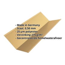 Kilgoot | 195 x 195 mm | Staal 0,50 mm | 25 µm Polyester | 1002 - Zandgeel #2