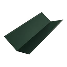 Kilgoot | 195 x 195 x 2000 mm | Staal 0,75 mm | 25 µm Polyester | 6005 - Mosgroen #1