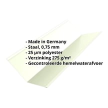 Kilgoot | 195 x 195 x 2000 mm | Staal 0,75 mm | 25 µm Polyester | 9002 - Grijswit #2