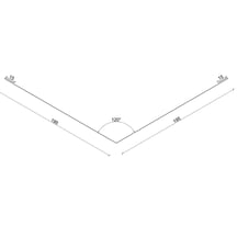 Kilgoot | 195 x 195 x 2000 mm | Staal 0,75 mm | 25 µm Polyester | 9002 - Grijswit #3