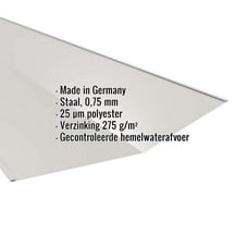 Kilgoot | 49 cm x 49 cm x 2,00 m | Staal 0,75 mm | 25 µm Polyester | 9006 - Zilver-Metallic #2