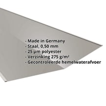 Kilgoot | 490 x 490 mm | Staal 0,50 mm | 25 µm Polyester | 9007 - Grijs aluminiumkleurig #2