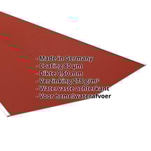 Kilgoot | 490 x 490 mm | Staal 0,50 mm | 80 µm Shimoco | 3009 - Oxyderood #2