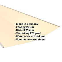 Kilgoot | 490 x 490 x 2000 mm | Staal 0,75 mm | 25 µm Polyester | 1015 - Licht ivoorkleurig #2