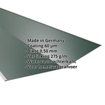 Kilgoot | 490 x 490 x 2000 mm | Staal 0,50 mm | 60 µm Puramid | 6005 - Mosgroen #2